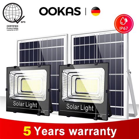 solar flood lights with remote|OOKAS Solar Light Led Outdoor Waterproof Flood Light Street .